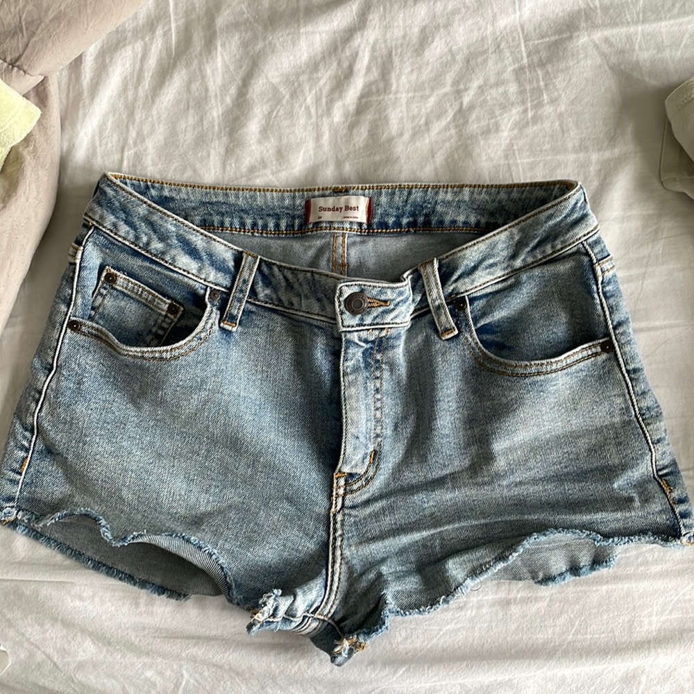 Sunday Best / Aritzia Denim Shorts